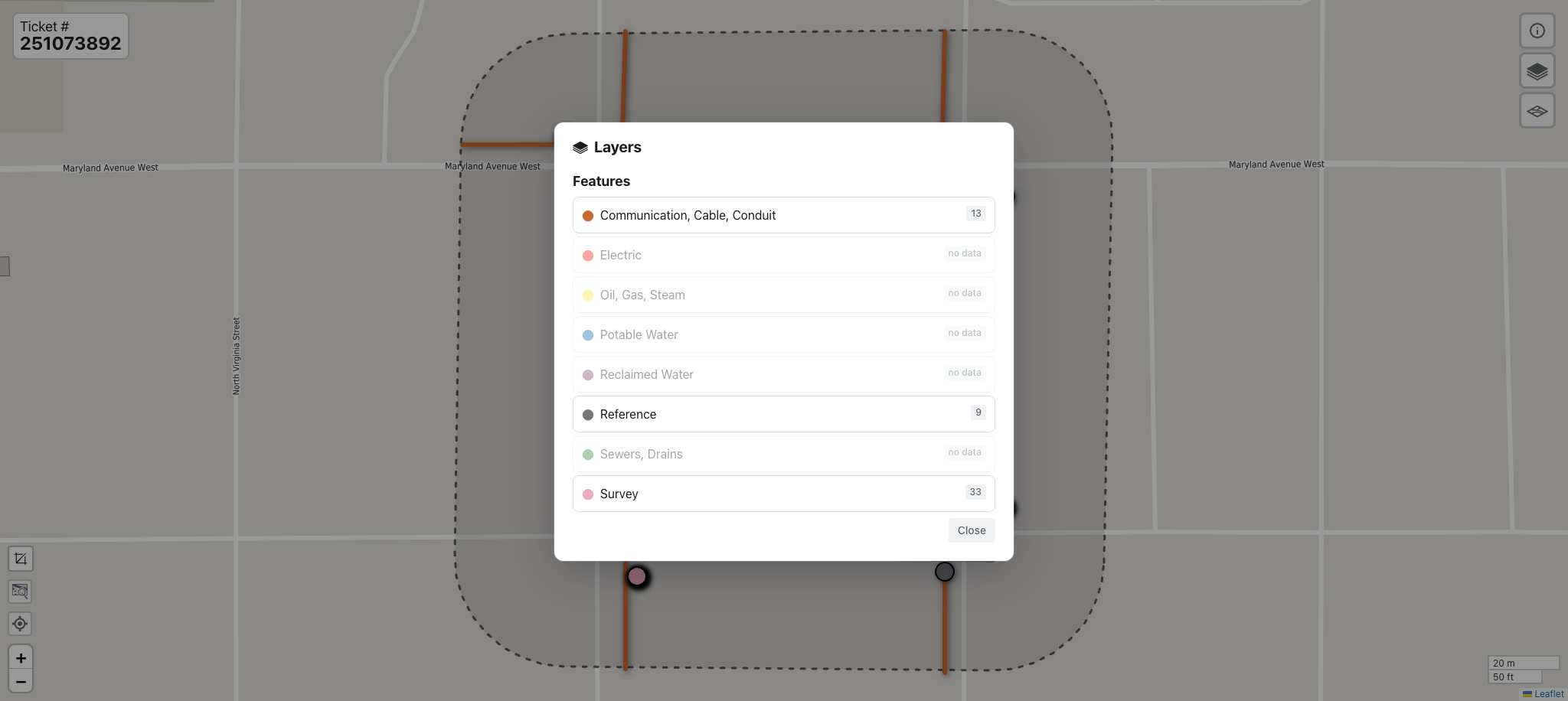Ticket Layers